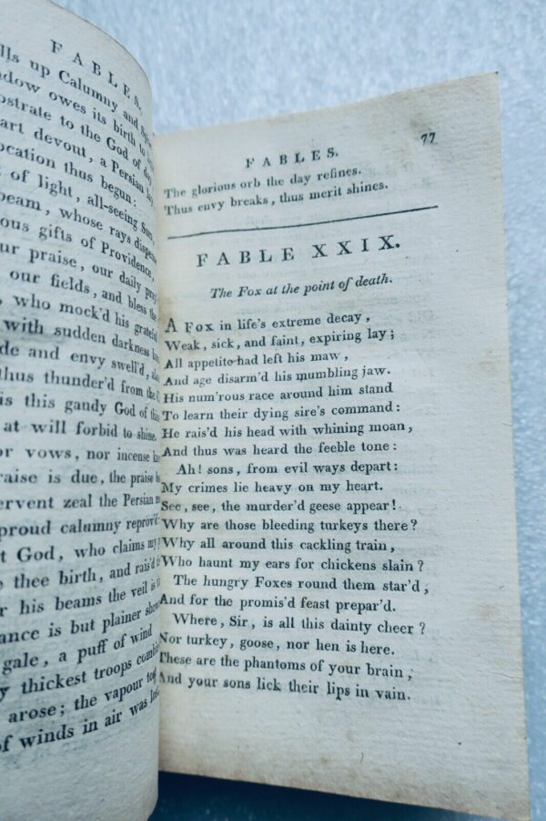 GAY (John) Fables by John Gay 1802 & E. Moore – Image 4