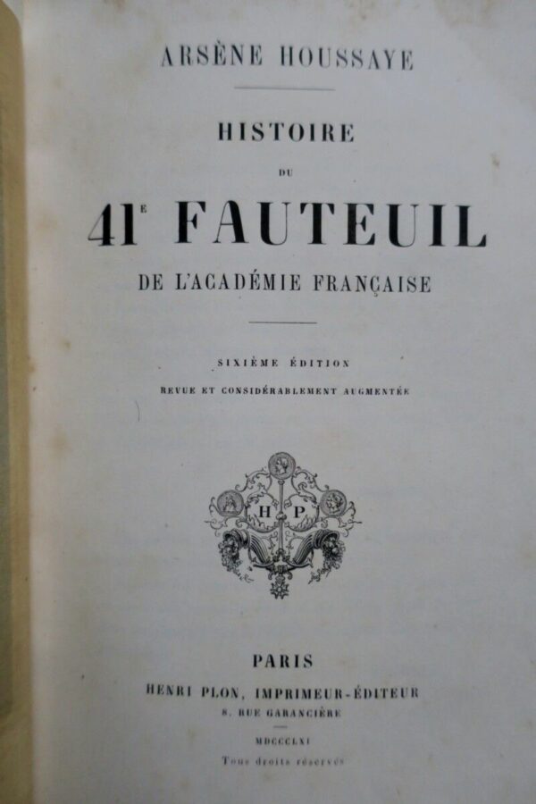 Histoire du 41e fauteuil de l’Acamédie française – Image 4