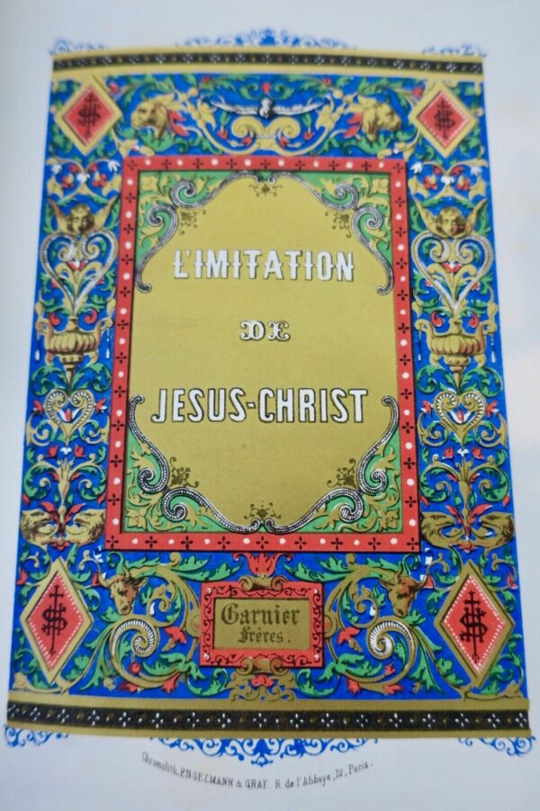 IMITATION DE JESUS CHRIST 1865