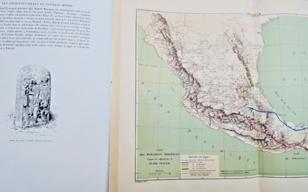 Indiano Antico Città Del Nouveau Monde Viaggi Di Esplorazioni Au Messico 1885 – Image 12