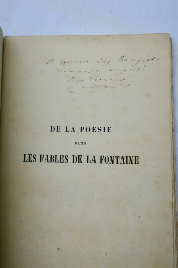 La fontaine De la poésie dans les fables de La Fontaine 1873 – Image 4