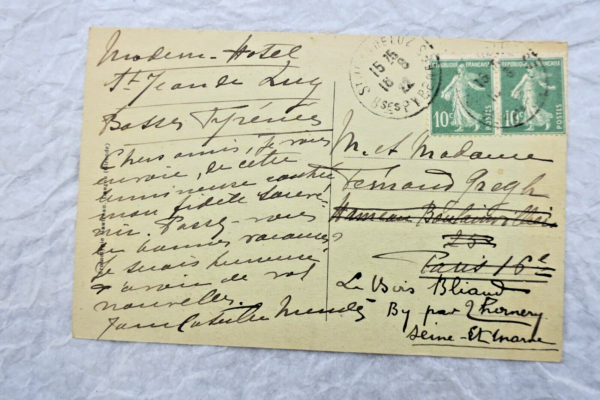 Mme Catulle-Mendes Briefkasten Autographs Handschriftlich & Signiert – Image 16