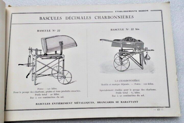 Pesage Catalogue Manufacture Française d'Instruments de Pesage Ebts Besson – Image 12