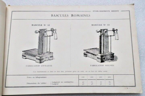 Pesage Catalogue Manufacture Française d'Instruments de Pesage Ebts Besson – Image 14