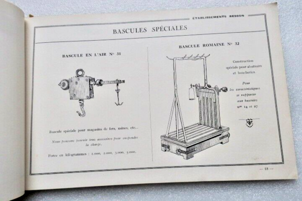 Pesage Catalogue Manufacture Française d'Instruments de Pesage Ebts Besson – Image 10