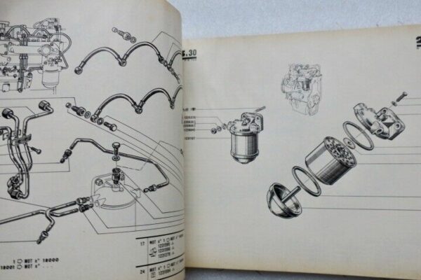 Renault Motoculture Catalogue pièces rechanges détachées  R 7055 P.R. 725 – Image 9