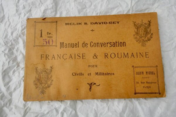 Roumanie manuel de conversation civils et militaire