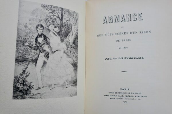 STENDHAL Armance ou quelques scènes d'un salon de Paris en 1827 – Image 8