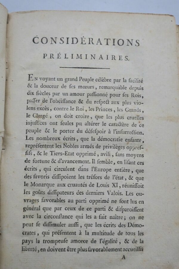 Senac Governo, Di Moeurs, E Di Condizioni IN Francia 1795 – Image 9