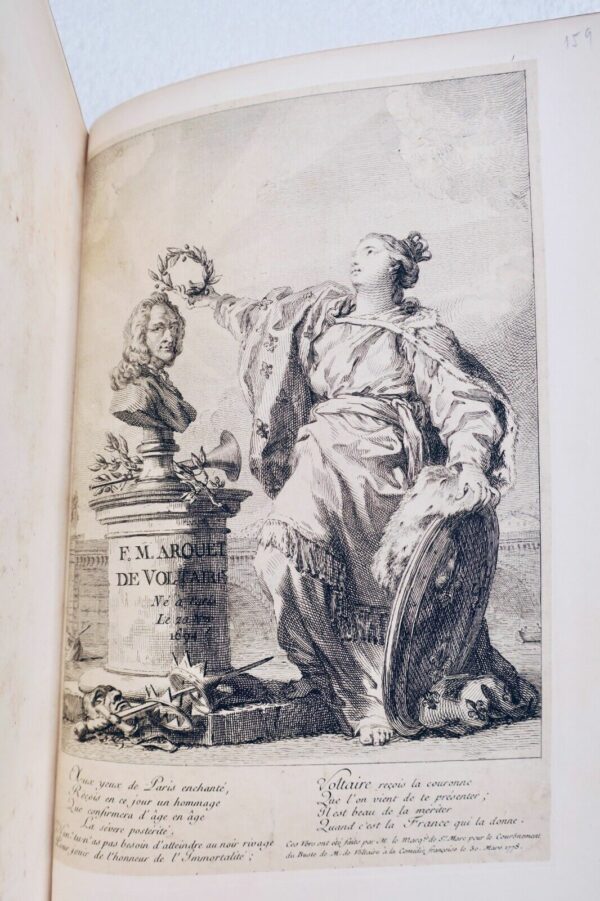 Voltaire 178 Portraits, Frontispieces...Engravings on Copper, Steel, Etchings – Image 17