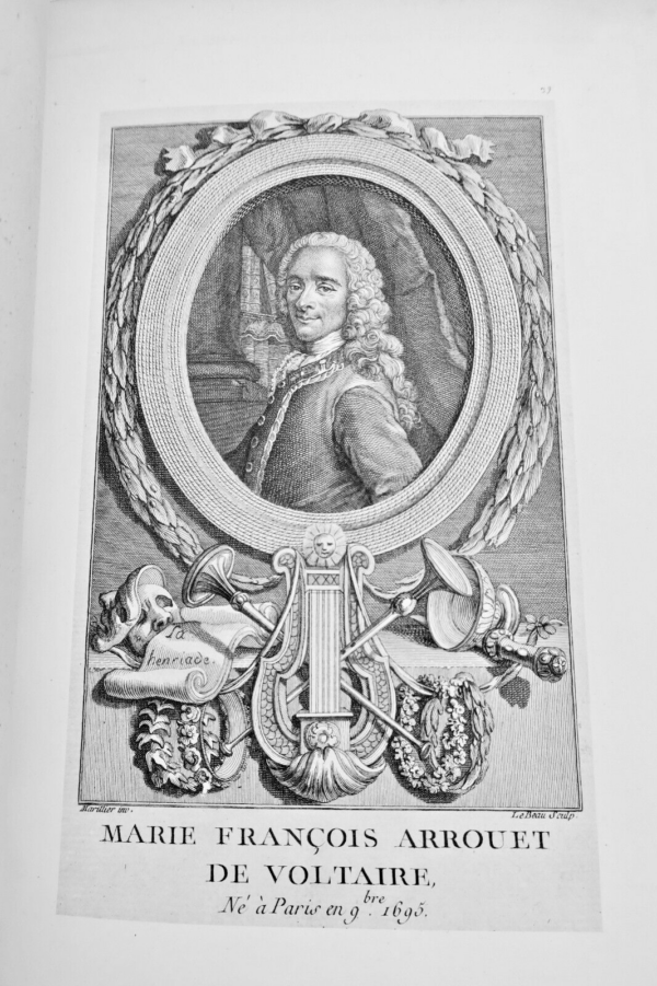 Voltaire 178 Portraits, Frontispieces...Engravings on Copper, Steel, Etchings – Image 6