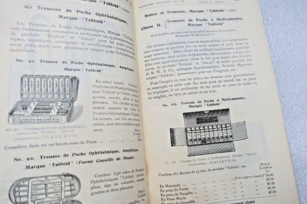 agenda médical Wellcome circa 1909 – Image 7