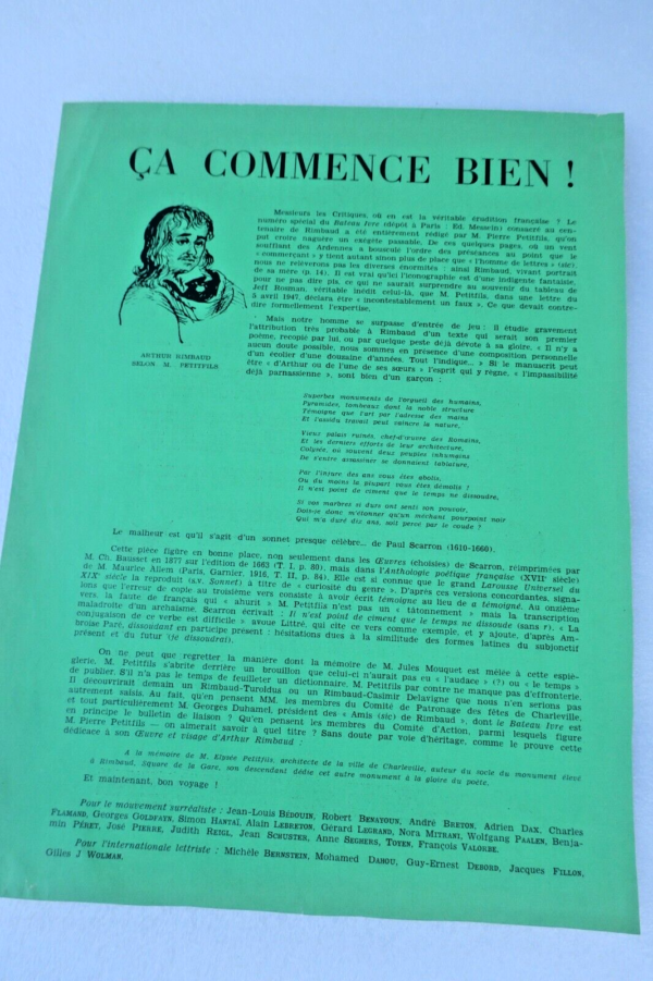 surréaliste ça commence bien ! Familiers grand Truc Debord Breton 1954