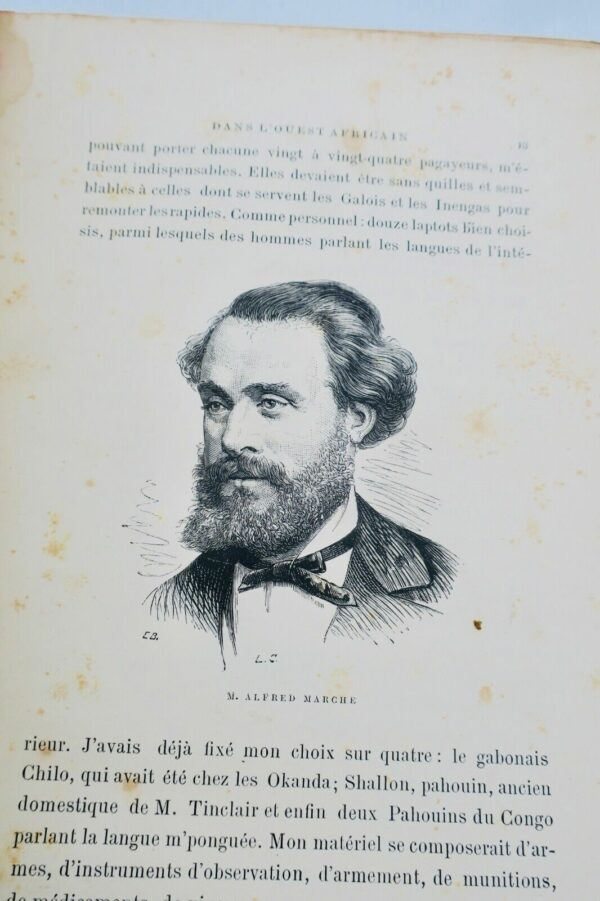 Afrique Conférences & lettres trois explorations dans l'ouest africain de 1875.. – Image 7