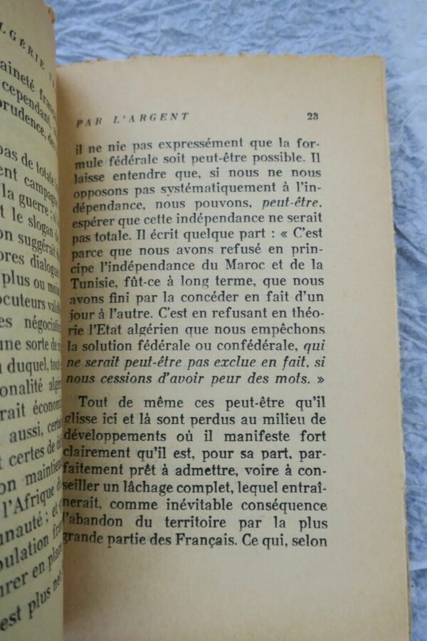 Algérie trahie par l'argent. Réponse à M. Raymond Aron 1957 – Image 6