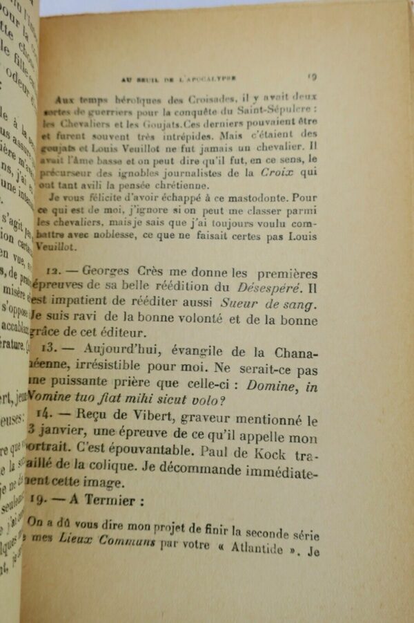 BLOY Léon  Au seuil de l'Apocalypse  1935 – Image 6