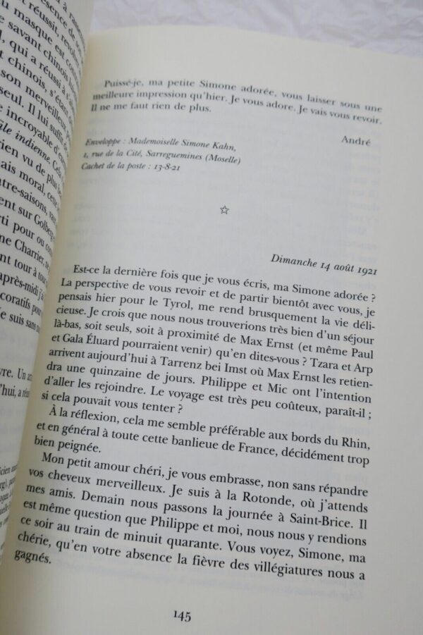 BRETON ANDRÉ LETTRES À SIMONE KAHN – Image 6