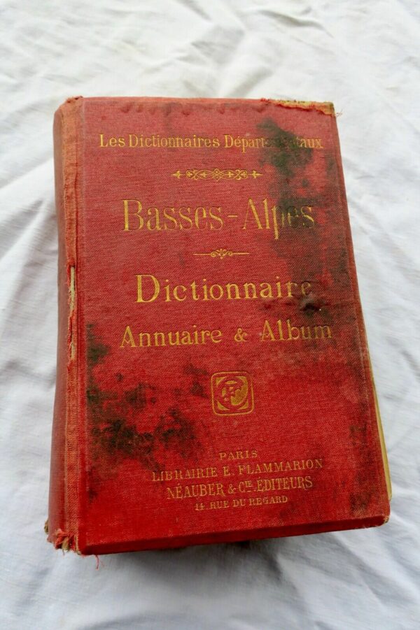 Basses-Alpes dictionnaires départementaux