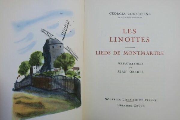 COURTELINE  LES LINOTTES - LIEDS DE MONTMARTRE ill-Oberlé – Image 9