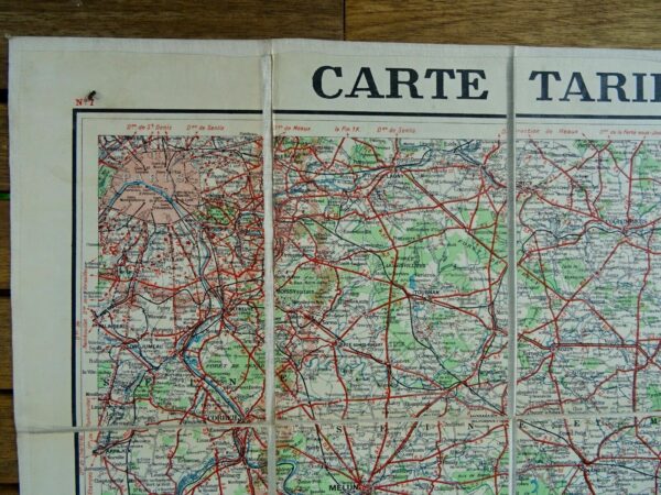 Carte Routiere No. 7: Environs de Paris Section Sud Est. Taride – Image 5