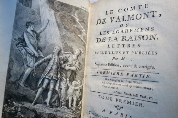 Comte De Valmont, ou Les Égaremens de La Raison 1784 – Image 10