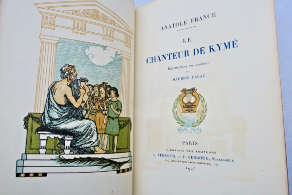 FRANCE Anatole Le chanteur de Kymé illustré par Lalau