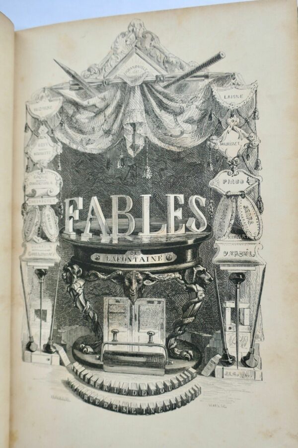 Fables. Illustrées par J.-J. Grandville FLORIAN LA FONTAINE – Image 11