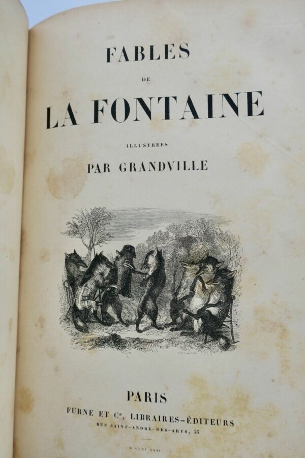 Fables. Illustrées par J.-J. Grandville FLORIAN LA FONTAINE – Image 20