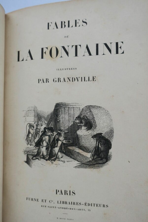 Fables. Illustrées par J.-J. Grandville FLORIAN LA FONTAINE – Image 10