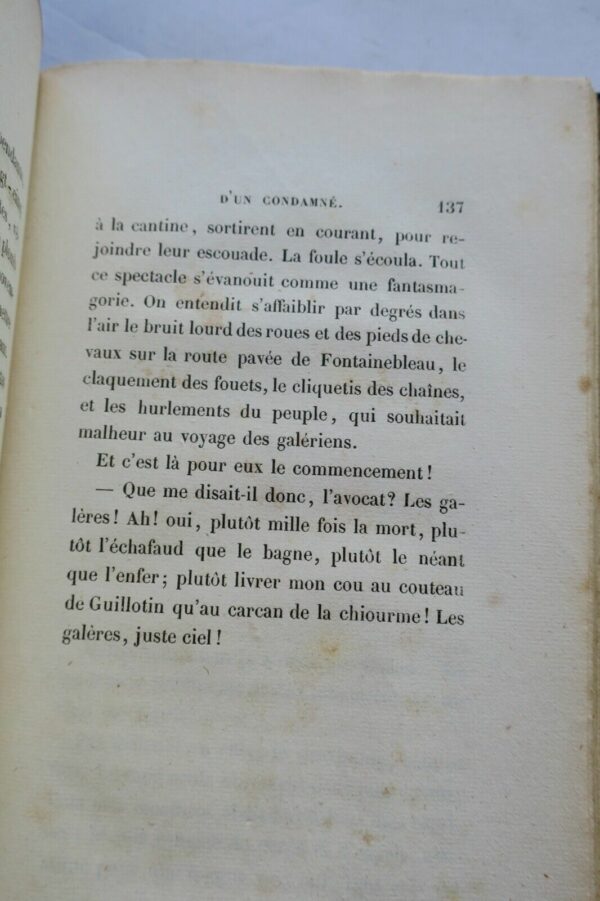 HUGO, Victor Le dernier jour d'un condamné 1843 – Image 3