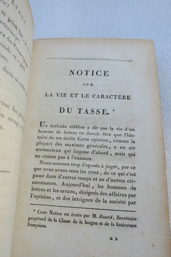 LE TASSE  Jérusalem Délivrée. Poëme, traduit de l'italien 1814 – Image 13