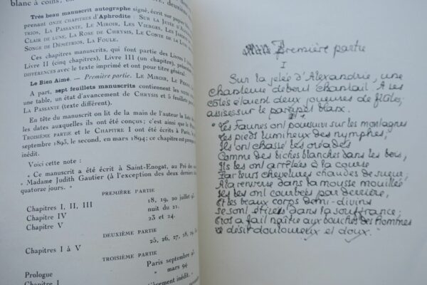 LOUYS Pierre Manuscrits de Pierre Louÿs et de divers auteurs contemporains 1926 – Image 8