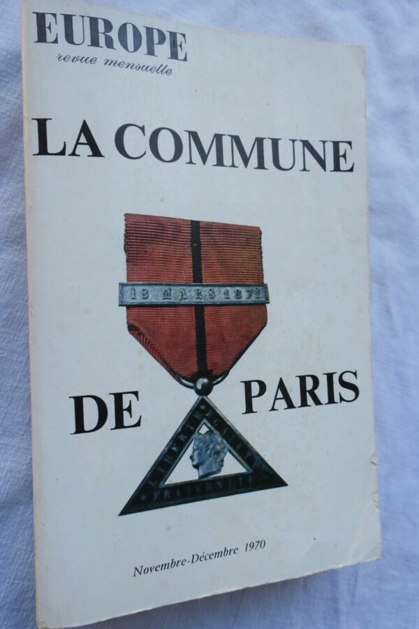 La Commune de Paris Europe, revue mensuelle, Novembre-Décembre 1970