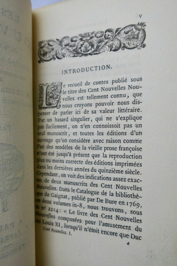 Les Cent Nouvelles Nouvelles. Publiées d'après le seul manuscrit connu 1858 – Image 3