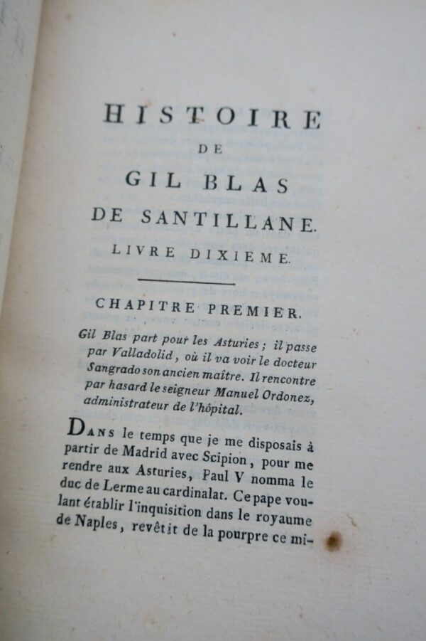 Lesage Histoire de Gil Blas de Santillane 1804 rel. Allo – Image 10