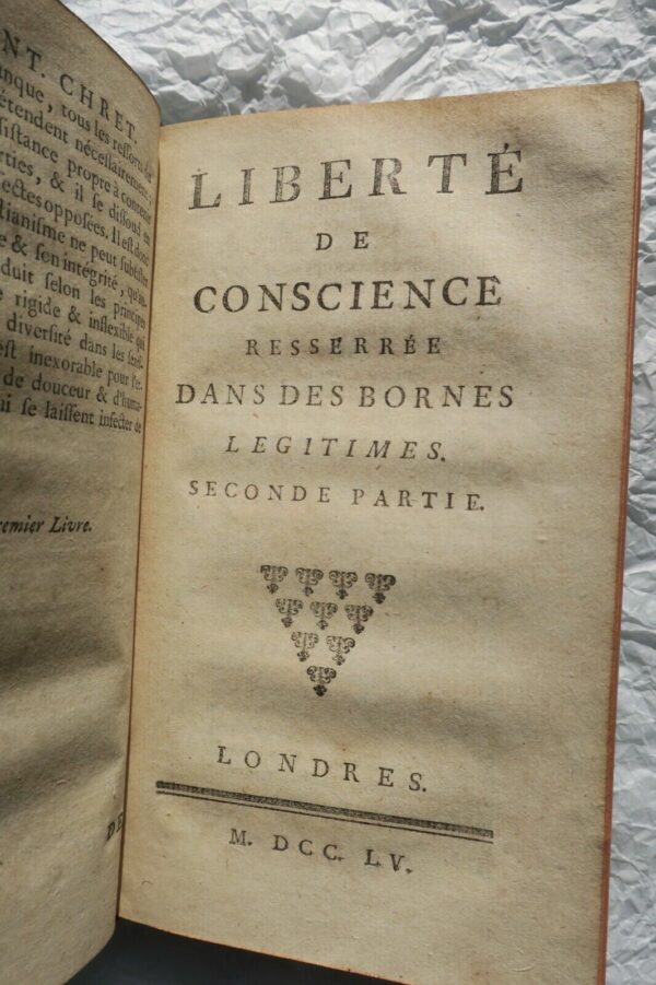 Liberté de conscience resserrée dans des bornes légitimes 1755 – Image 5