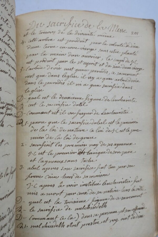 Manuscrit autographe Instructions familières sur  la doctrine chrétienne – Image 6