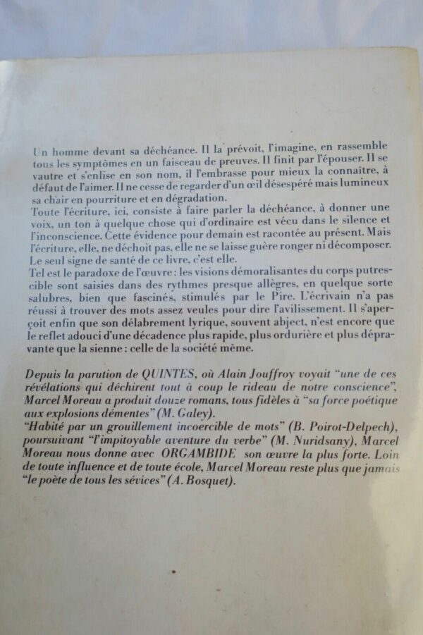 Moreau Marcel Orgambide. Scenes de la vie perdante  + dédicace – Image 9