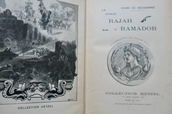 Noussanne H. de Le joyeux rajah de Ramador Collection Hetzel – Image 6