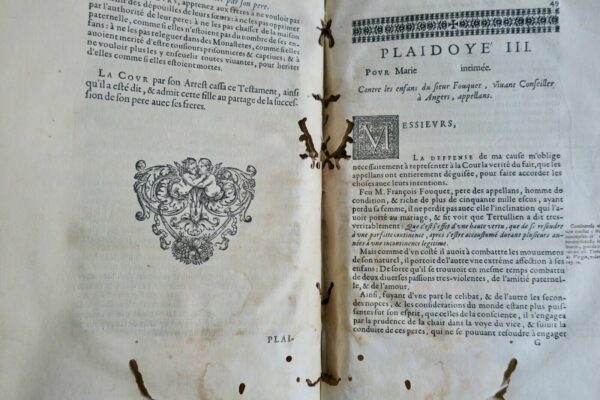 Plaidoyez et Harangues de Monsieur Le Maistre 1660