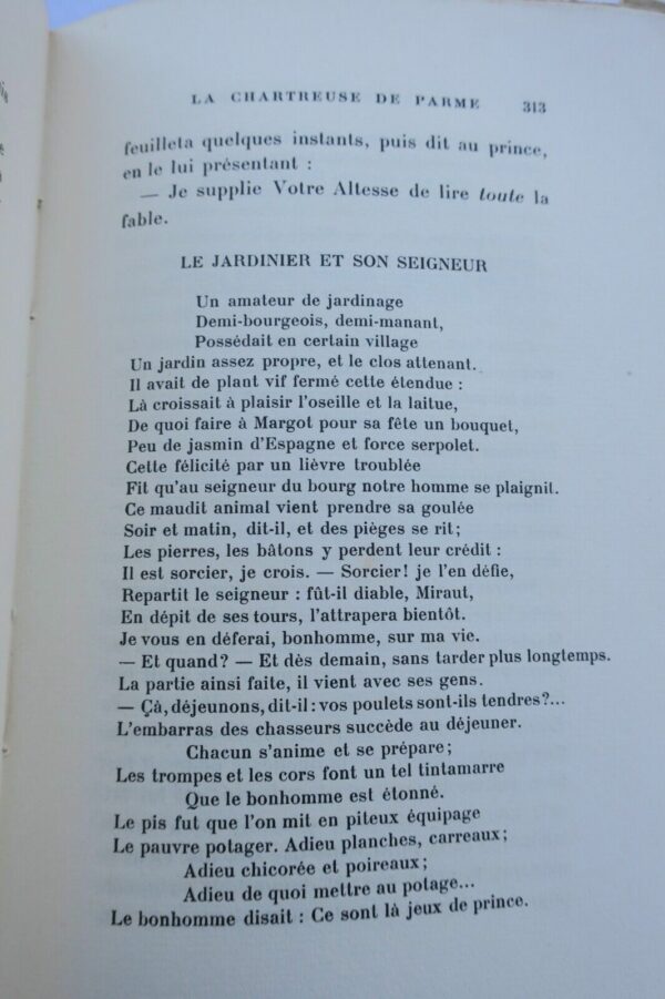 STENDHAL. La Chartreuse de Parme/ vergé d'Arches – Image 4