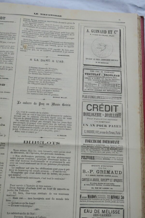 Satire The Tintamarre is a French satirical weekly 1882 – Image 6