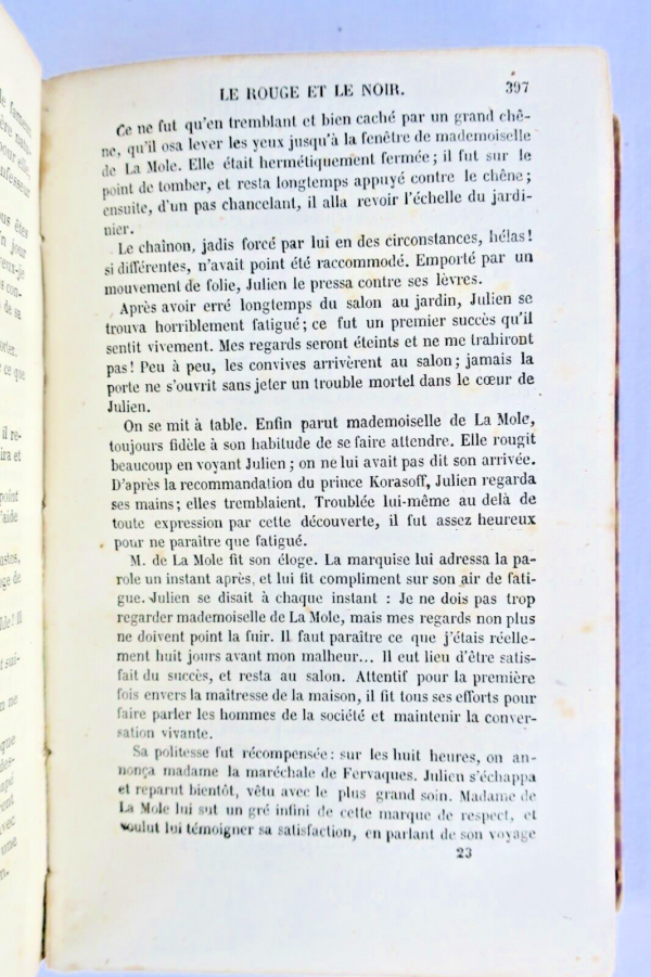 Stendhal LE ROUGE ET LE NOIR Molènes aventures du temps passé – Image 4