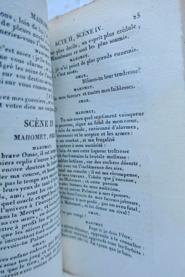 VOLTAIRE Mahomet ou Le fanatisme - Tragédie - 1826 MINI – Image 4