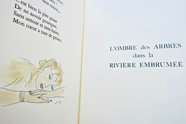 Verlaine  POESIES CHOISIES reliure René KIEFFER illustré par Jean Berque – Image 15