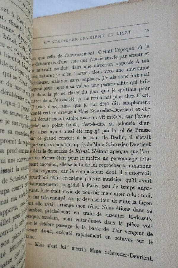 WAGNER (Richard). Ma vie (1813-1864) Traduction de N. Valentin et A. Schenk 1911 – Image 5