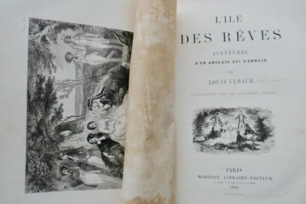 aventures ULBACH L'ile des rêves, aventures d'un anglais qui s'ennuie 1860 – Image 5