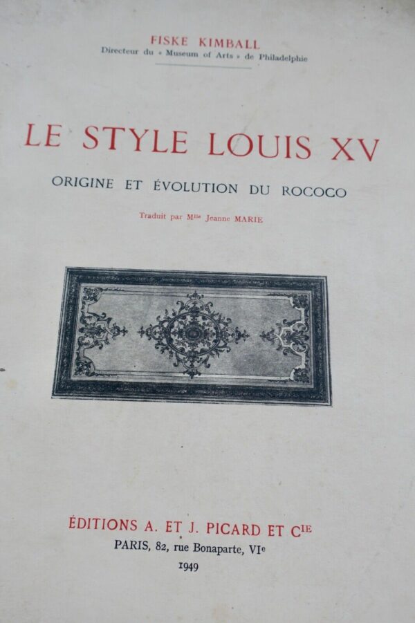 style Louis XV origine et évolution du Rococo