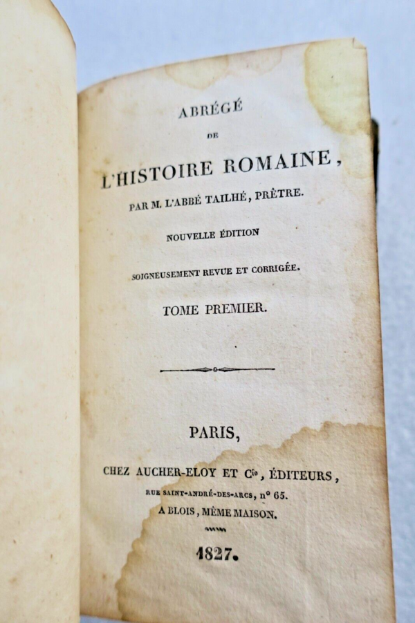 Abrégé de l'histoire Romaine 1827 – Image 7