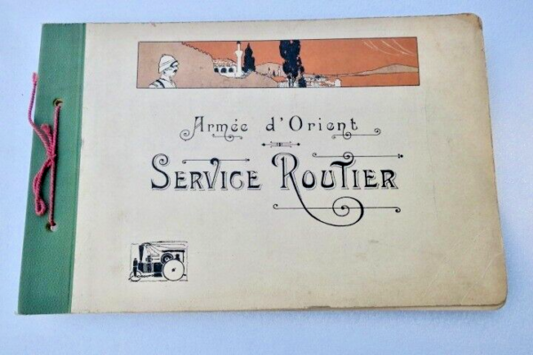 Armée d'Orient service routier. Service topographique des armées alliées